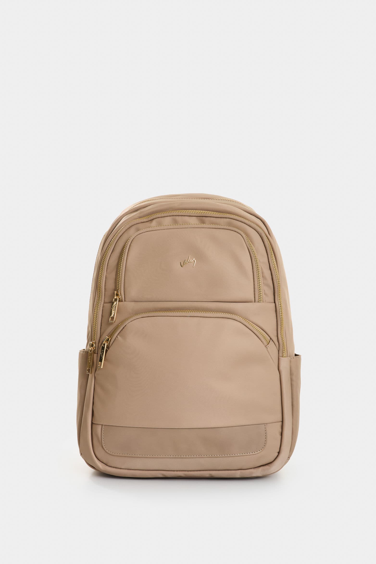 Tula morral en lona y cuero para mujer Biel