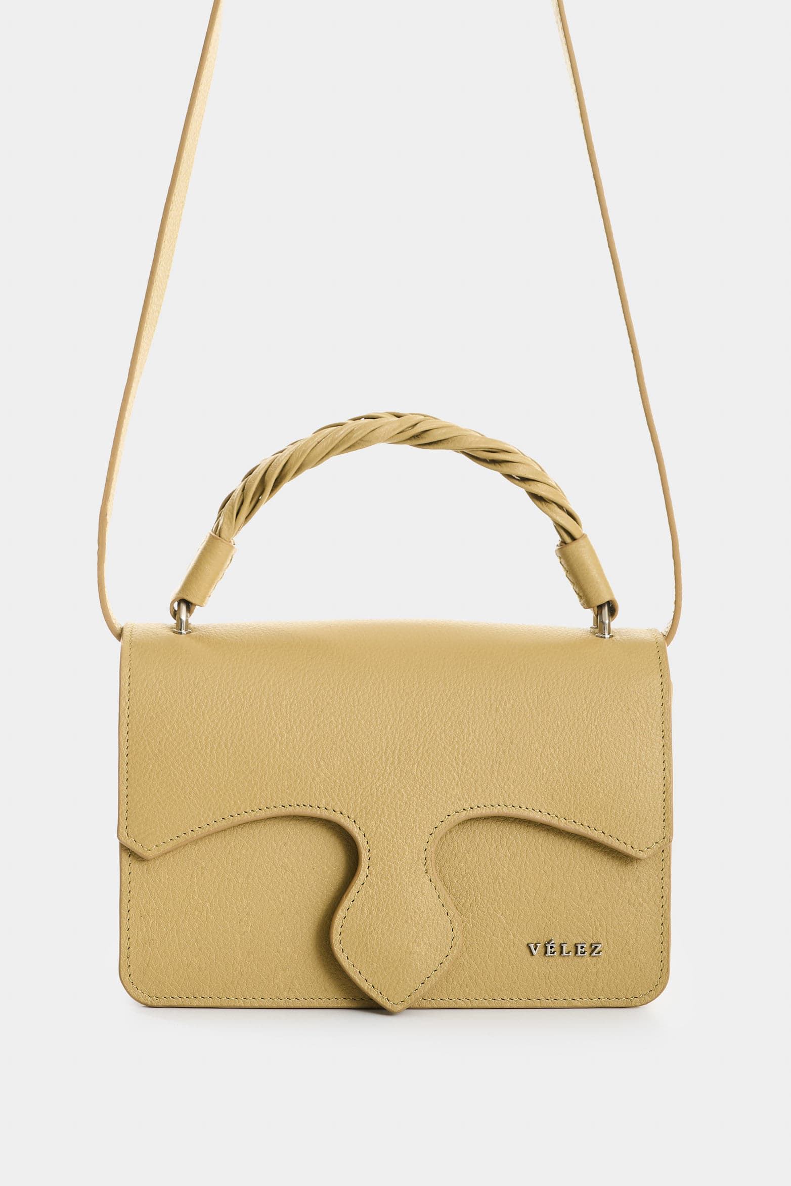 Bandolera Garniel en cuero para mujer