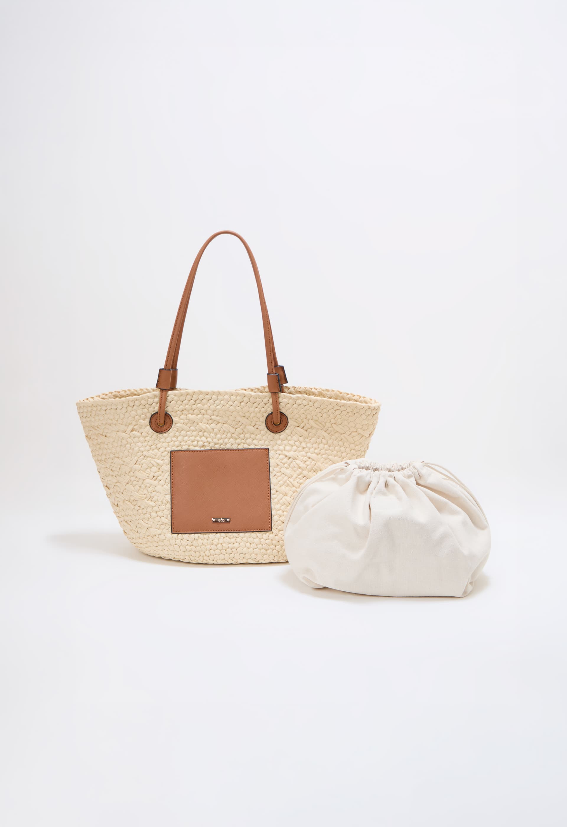 Bolso de hombro costero lona interno